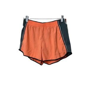 Nike Dri-Fit Orange & Gray Lined Shorts Women's Size Medium